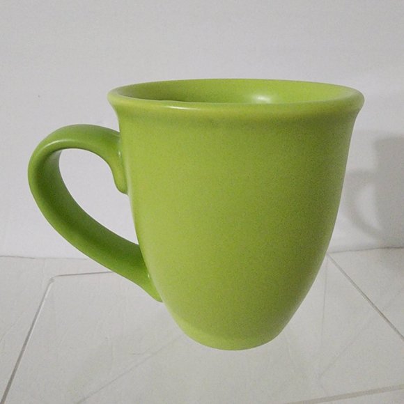 Green Coffee Mug Today Is A New Beginning Made in USA - Picture 3 of 8